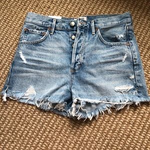 Agolde Shorts - Jaden High Rise Cut Off Agolde Agolde Shorts - Jaden High Rise Cut Off Agolde